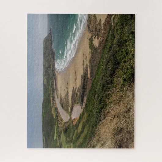 Normandy France Jigsaw Puzzle - Ecalgrain Bay Legpuzzel (Verticaal)