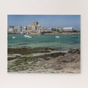 Normandy France Jigsaw Puzzle - Village Barfleur Legpuzzel