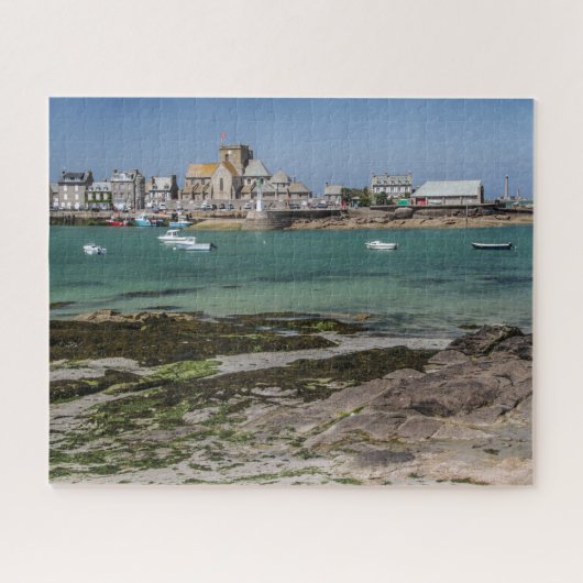 Normandy France Jigsaw Puzzle - Village Barfleur Legpuzzel (Horizontaal)
