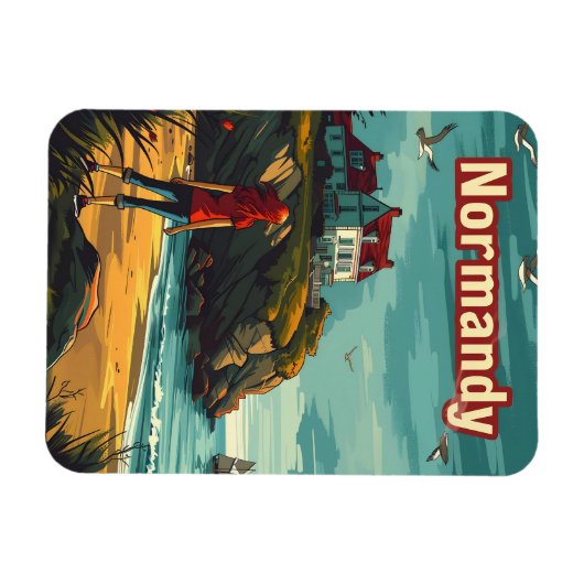 Normandy France Magneet (Horizontaal)