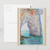  Normandy France Manneporte Arch Travel Briefkaart (Voorkant / Achterkant)
