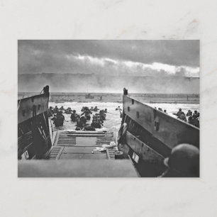 Normandy Invasion at D-Day - 1944 Briefkaart