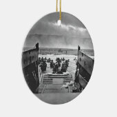 Normandy Invasion at D-Day - 1944 Keramisch Ornament (Rechts)