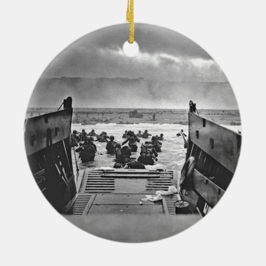 Normandy Invasion at D-Day - 1944 Keramisch Ornament (Achterkant)