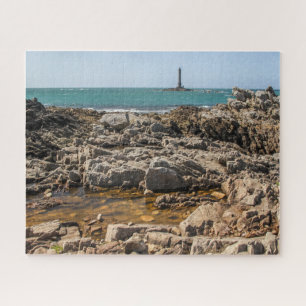 Normandy Jigzaag Puzzle - La Hague Lighthouse Legpuzzel