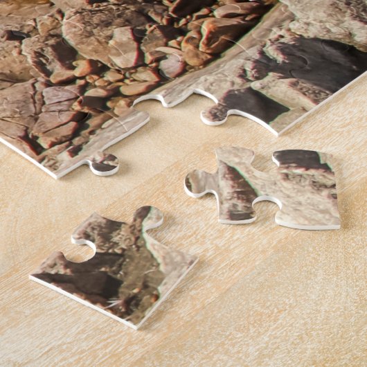 Normandy Jigzaag Puzzle - La Hague Lighthouse Legpuzzel (Zijkant)