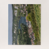 Normandy Jigzaag Puzzle - Les Andelys Seine Legpuzzel (Verticaal)