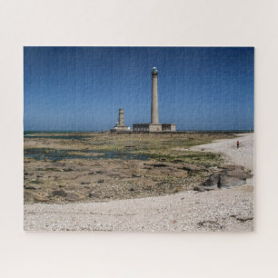 Normandy Jigzaag Puzzle - vuurtoren van Gatteville Legpuzzel
