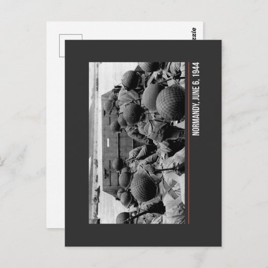Normandy, June 6, 1944 - WW2 Briefkaart (Voorkant / Achterkant)
