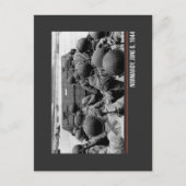 Normandy, June 6, 1944 - WW2 Briefkaart (Voorkant)