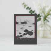 Normandy, June 6, 1944 - WW2 British Soldier Briefkaart (Staand voorkant)