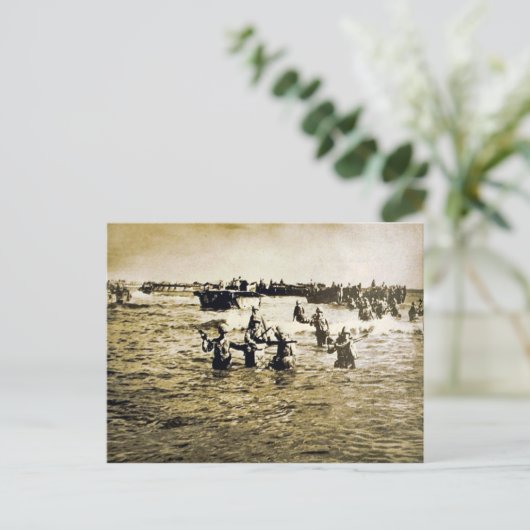 Normandy Landings Briefkaart (Staand voorkant)