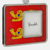 Normandy Verzilverd Omlijst Ornament (Rechts)