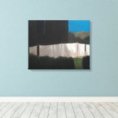 Norma's wasprogramma 2012 canvas afdruk (Insitu (Houten vloer))