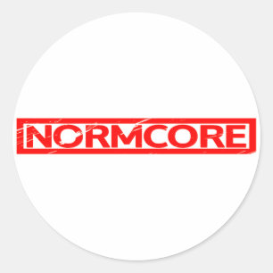 Normcore Stamp Ronde Sticker