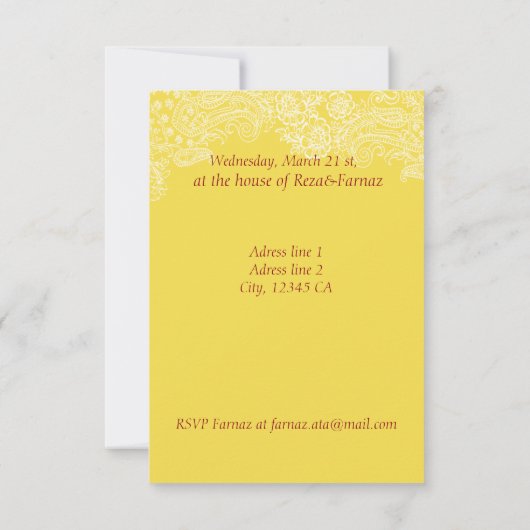 Noroez party Goldfish sinaasappel Kaart (Achterkant)