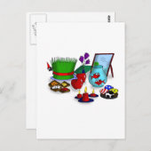 Norooz Cartoon Briefkaart (Voorkant / Achterkant)