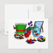 Norooz Cartoon Briefkaart (Voorkant / Achterkant)