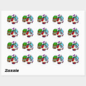 Norooz Cartoon Ronde Sticker (Vel)