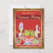 Norooz party Haft Sin Kaart (Voorkant)
