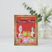 Norooz party Haft Sin Kaart (Staand voorkant)