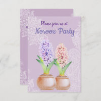 Norooz party Hyacinth paars