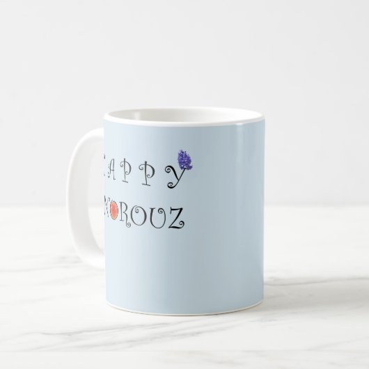 Norouz Tshirt Koffiemok (Voorkant links)