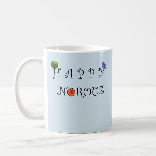 Norouz Tshirt Koffiemok (Links)