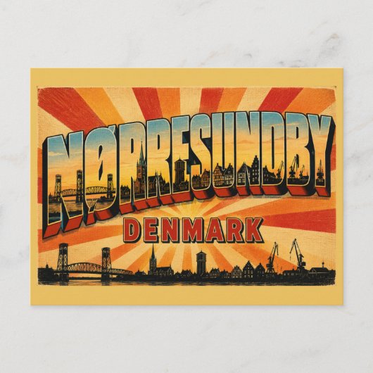 Nørresundby Denemarken Brug Briefkaart (Voorkant)