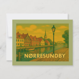 Nørresundby Denemarken Brug Briefkaart