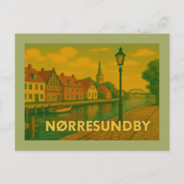 Nørresundby Denemarken Brug Briefkaart
