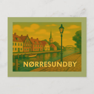 Nørresundby Denemarken Brug Briefkaart