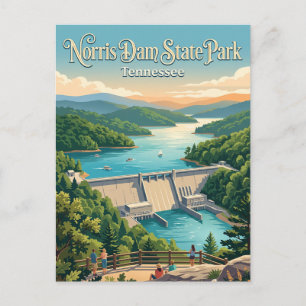 Norris Dam State Park Tennessee Briefkaart