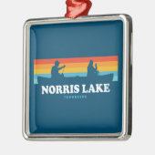 Norris Lake Tennessee Canoe Metalen Ornament (Links)