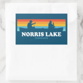 Norris Lake Tennessee Canoe Rechthoekige Sticker (Tas)