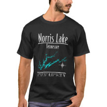 Norris Lake Tennessee Kaart Coördinaten