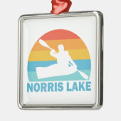 Norris Lake Tennessee Kayak Metalen Ornament (Links)