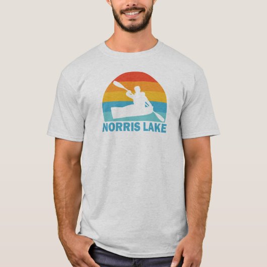 Norris Lake Tennessee Kayak T-shirt (Voorkant)