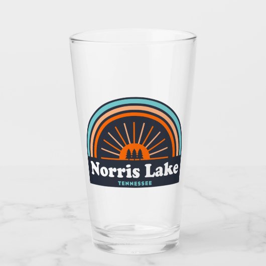 Norris Lake Tennessee Rainbow Glas (Voorkant)