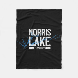 Norris Lake Tennessee Vakantie Vaaravontuur  Fleece Deken