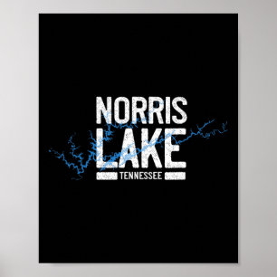 Norris Lake Tennessee Vakantie Vaaravontuur Poster