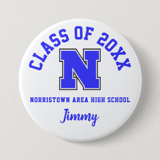 Norristown Area High School Button Logo Custom
