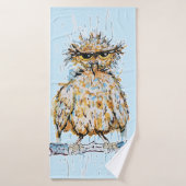 nors natte uil badhanddoek (Badhanddoek)