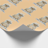 nors natte uil cadeaupapier (Hoek)