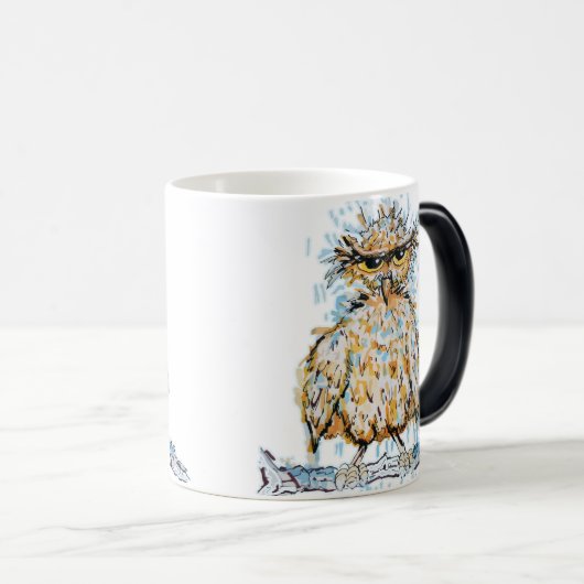 nors natte uil magische mok (Voorkant rechts)