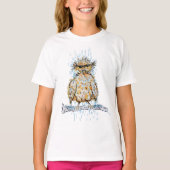nors natte uil t-shirt (Voorkant)