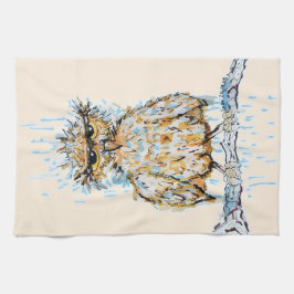 nors natte uil theedoek