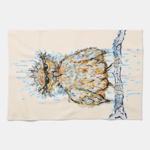 nors natte uil theedoek