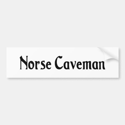 Norse Caveman Sticker (Voorkant)