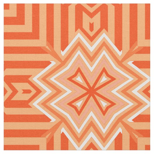 Norse Cross Oranje Stof (Close Up)